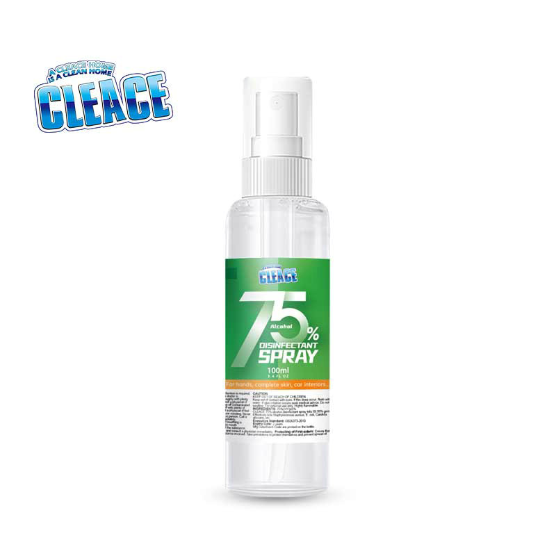 75% de alcohol en spray CLEACE
