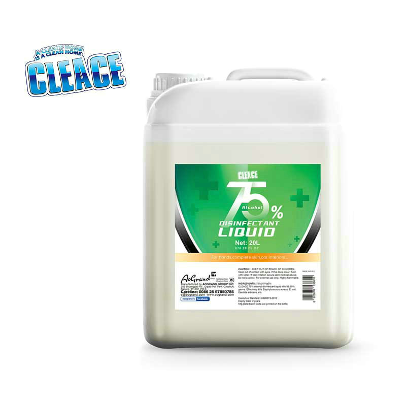 Desinfectante con alcohol al 75% CLEACE