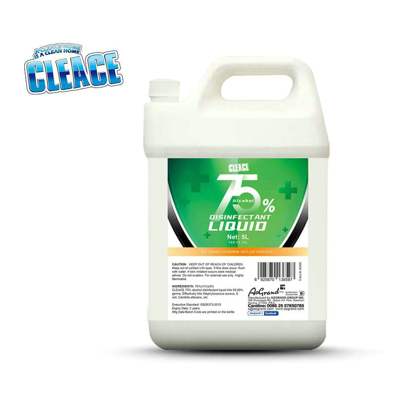 Desinfectante con alcohol al 75% CLEACE