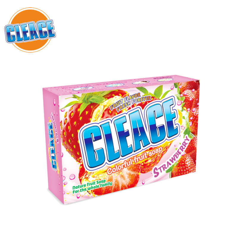 Jabón de belleza perfumado de fresa en caja CLEACE